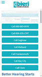 Mobile Screenshot of bierihearing.com